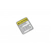 7021833 - DECAL CAUTION ENGLISH - Product Image