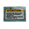 6002430 - Decal, Caution, Linkarm - Product Image