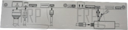 Decal, Console, Black Word/White Base, PVC - Product Image