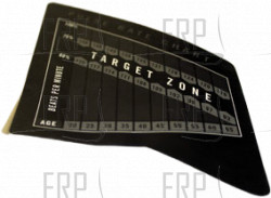 Decal, Console, HR Chart-1.3T - Product Image