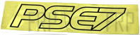 Decal, Console Mast - PSE7 - Product Image