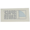 Decal, Deck Rail, Left 'SPACESAVER' - Product Image