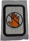 Decal, Digital Disk (picture of hand) - Product Image