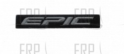 Decal, Epic Logo - Product Image