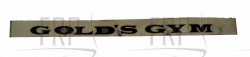 Decal, GOLD'S GYM - Product Image