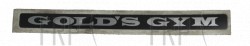 Decal, GOLD'S GYM - Product Image