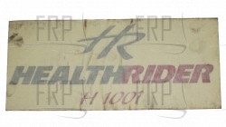 Decal, Hood - Product Image