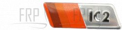 DECAL IC2-SEAT POST TUBE ALUMINIUM BADGE - Product Image