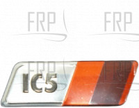 DECAL IC5 - LEFT MAIN COVER - ALUMINIUM - Product Image