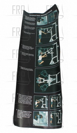 Decal, Instruction, COD - Product Image