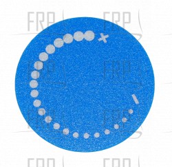 Decal, Knob, Adjustment, Blue - Product Image