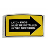 6057439 - Decal, Latch Knob - Product Image