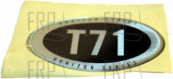Decal, Logo, Motor Cover - Product Image