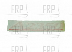 Decal, Motor Cover - Product Image