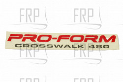 Decal, Motor Cover - Product Image