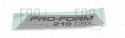 Decal, Name, Proform - Product Image