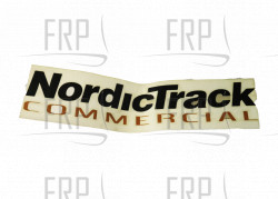 Decal, NordicTrack - Product Image