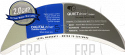 Decal, POP, Motor Cover - Product Image