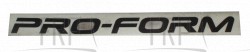 Decal, Proform - Product Image