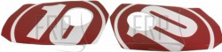 Decal; Recumbent 10FITNESS ID SR30 - Product Image