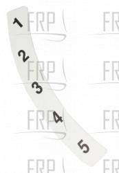 DECAL SEAT BACK S3HAA - Product Image
