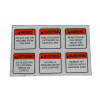 Decal, Shroud, Warning - Product Image Decal, Shroud, Warning - Product Image