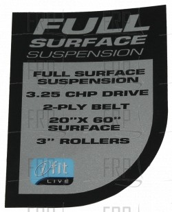 Decal, Stride Cushion - Product Image