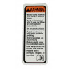 6049908 - Decal, Warning - Product Image