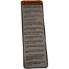 43002909 - Decal, Warning Sticker - Product Image 43002909 - Decal, Warning Sticker - Product Image