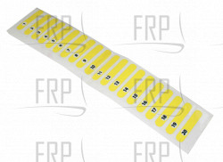 Decal, Weight - Product Image