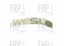 Decal, Weslo Hood - Product Image