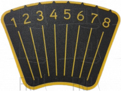 Decal;Back Pad Adjustable;;;PC;;;GM113 - Product Image