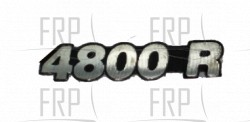 DECAL,Console,ALUM,4800R 195457- - Product Image