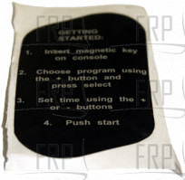 Decal(Getting Started Console) - Product Image