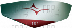 Decal,Motor Cover-821T,811T - Product Image
