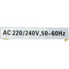 49052108 - Decal;Voltage/Frequency;AC220-240,50-60H - Product Image 49052108 - Decal;Voltage/Frequency;AC220-240,50-60H - Product Image