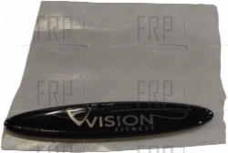 Decorated Label;Cover;Silver Words/Black - Product Image