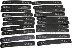 DIRECTION LABEL, WEIGHT, WEIGHT PLATE, 20 - Product Image