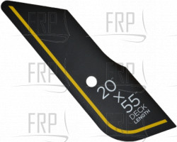 Direction Label;Accent Piece;Left;TM438B - Product Image