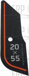 Direction Label;Accent Piece;TM438E;;;Le - Product Image