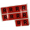 49036172 - Direction Label;;;Black Word/Red Base;;R - Product Image 49036172 - Direction Label;;;Black Word/Red Base;;R - Product Image
