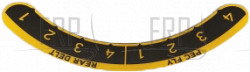 Direction Label;cam adjustable;221.0X79. - Product Image