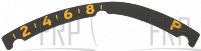 Direction Label;Leg Pad;;;PC;;;GM107 - Product Image