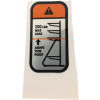 Direction Label;Weight Limit - GT09-K - Product Image Direction Label;Weight Limit - GT09-K - Product Image