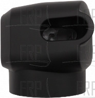 ENDCAP, BASE SHROUD, SIDE RAIL, LEFT, T618, Black - Product Image