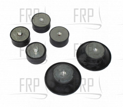 Feet, Rubber - Product Image