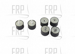 Feet, Rubber, Set - Product Image