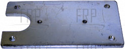 Fix Plate, AL Rail, R, SPC, 6t, Zn Plate, RB18 - Product Image