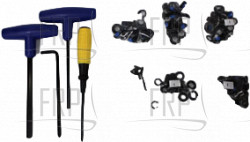 Hardware Set, Semi-Assembly, TM364-1US - Product Image