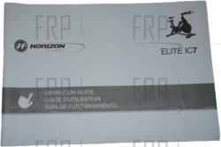 IC7 Operation Guide Manual - Product Image